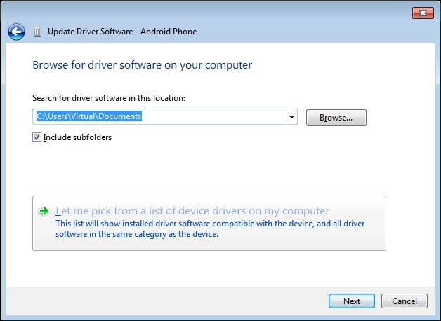 directory for usb drivers
