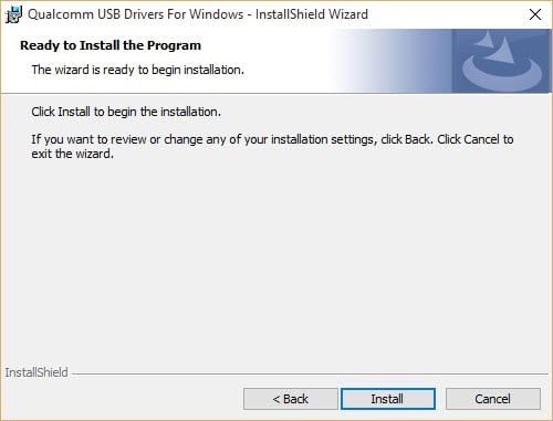 click on the Install button