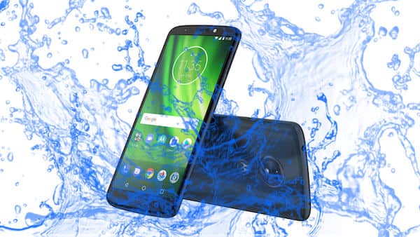 Is Moto G6 Play Waterproof smartphone?