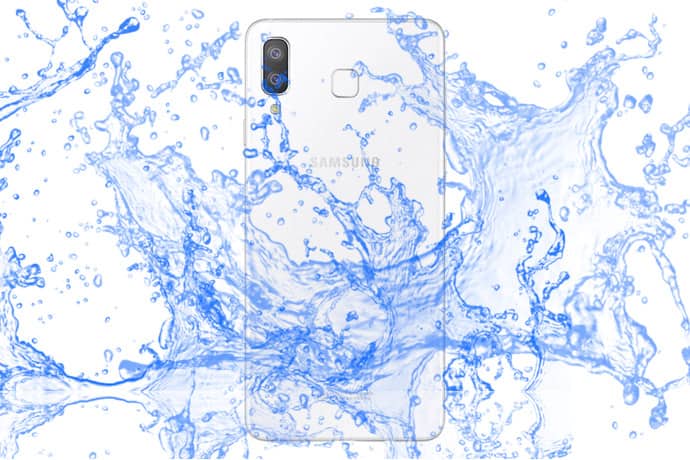 Samsung Galaxy A8 star waterproof test.
