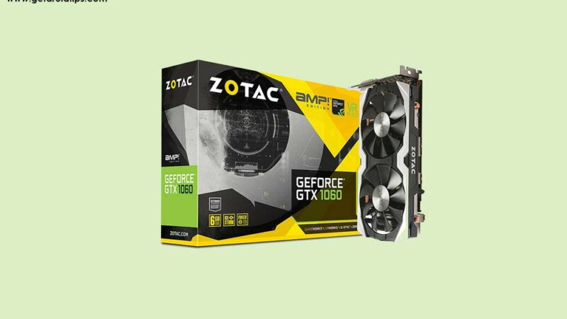 Zotac Amp Edition GeForce GTX 1060 6GB DDR5 PCI-e Graphics Card
