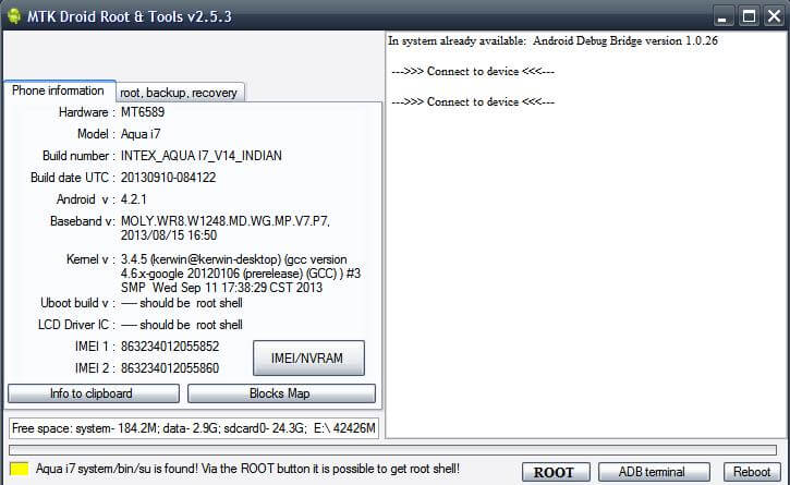 Method 3: Using MTK Droid Tool