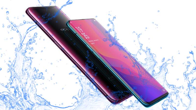 Oppo Find X Waterproof test