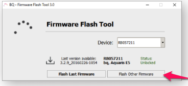 Flash other firmware