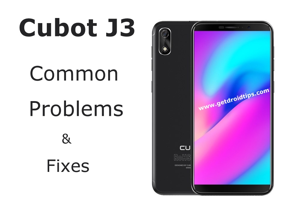 common Cubot J3 problems and fixes