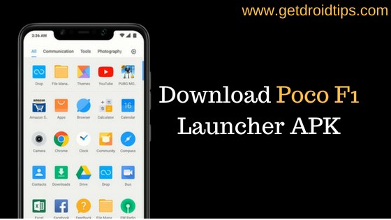 Download Poco F1 Launcher APK for any Android device