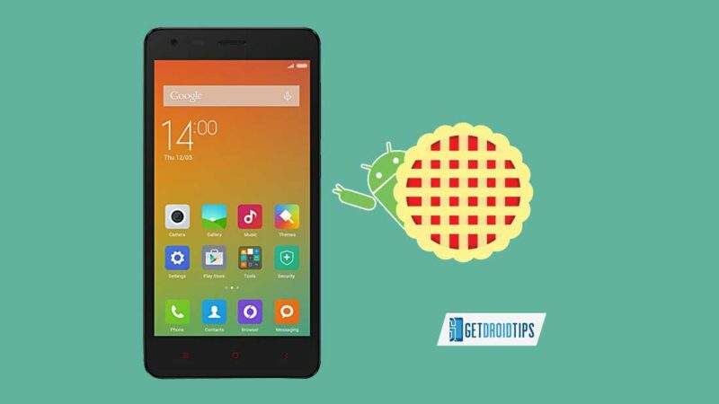 Download and Install AOSP Android 9.0 Pie update for Redmi 2