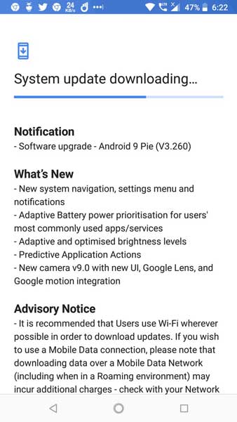 Nokia 6.1 Android 9.0 Pie 