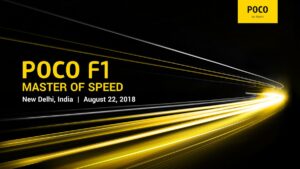 Xiaomi Pocophone F1 arrive in India on August 22