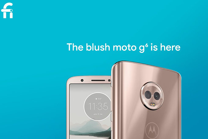 Moto G6 Blush Variant