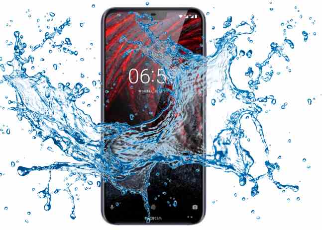 Is Nokia 6.1 Plus Waterproof device?