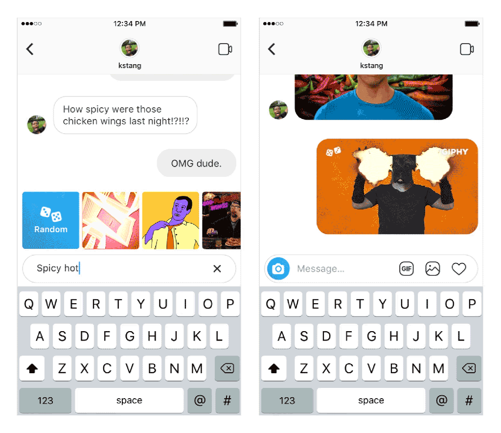 Instagram Reactivates GIF Support to It's Social Message App