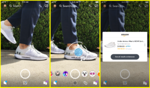Snapchat Adds Shop on Amazon Feature