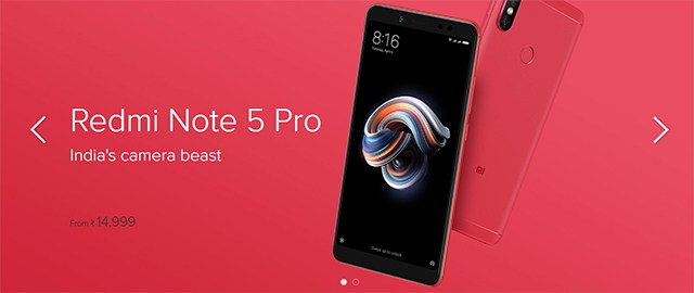 Xiaomi Redmi Note 5 Pro Red Edition