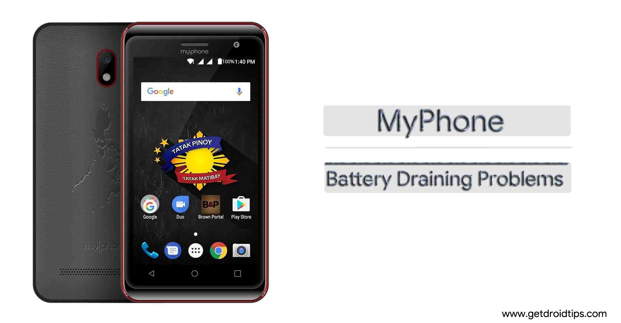 How Fix MyPhone Battery Draining Problems - Troubleshooting and Fixes