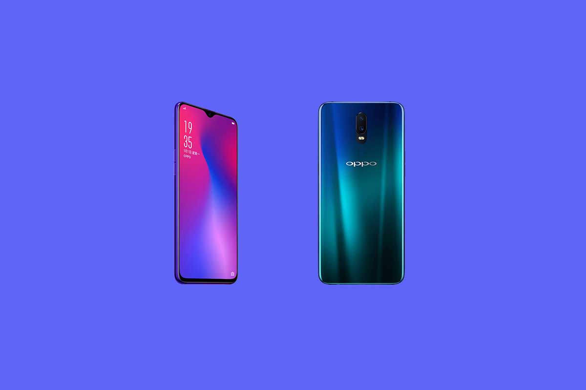 Oppo R17 Android 9.0 pie update CPH1879EX_11.C.05