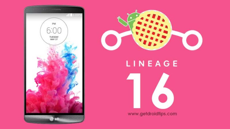 Download and Install Lineage OS 16 on LG G3 (Android 9.0 Pie)