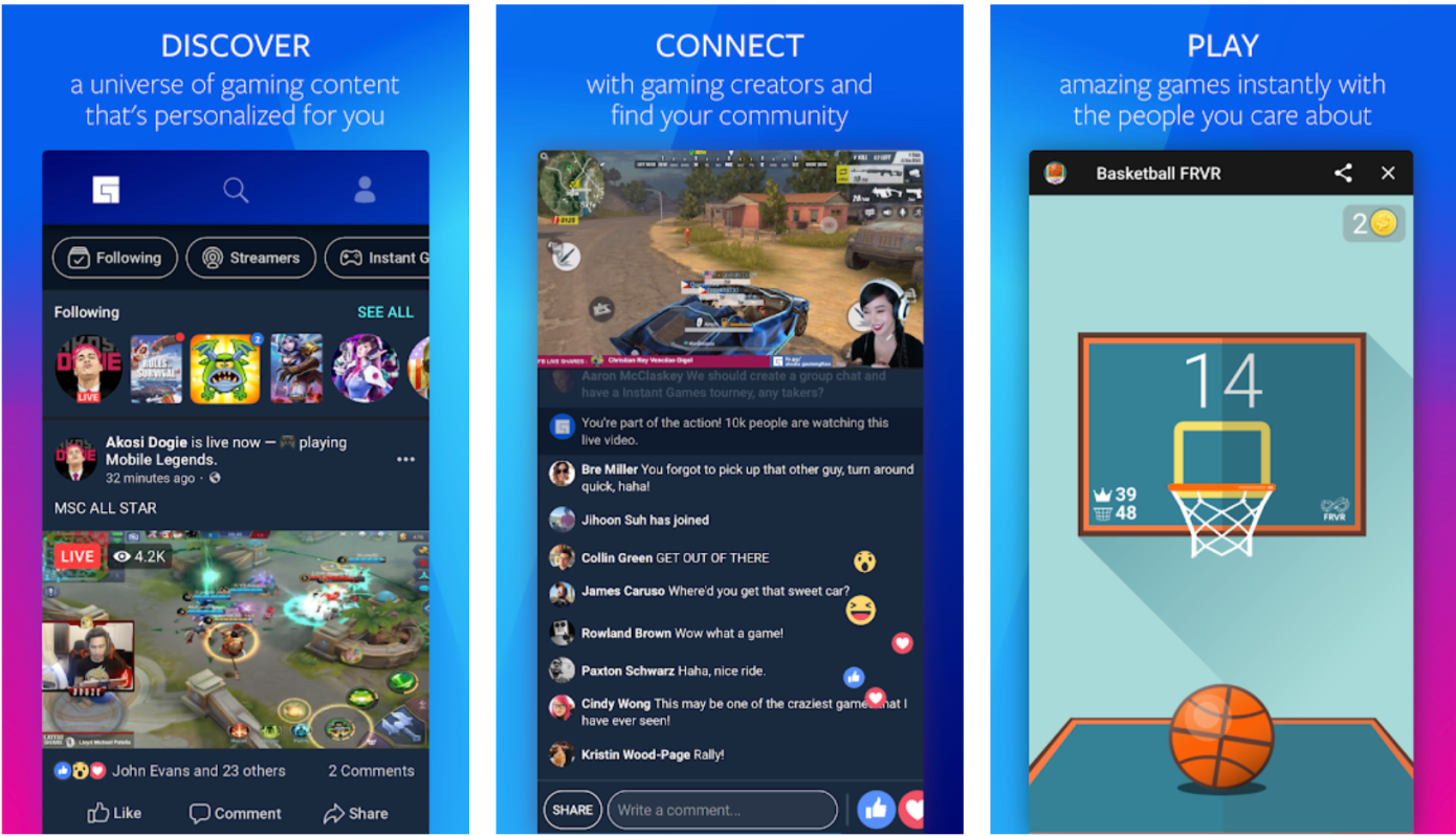 Facebook Gaming Hub (fb.gg) Android Beta Version Released