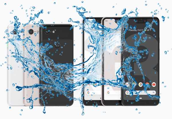 Is Google Pixel and Pixel XL 3 waterproof device ?