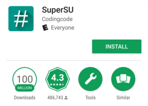 Play Store Removes SuperSU from its App List