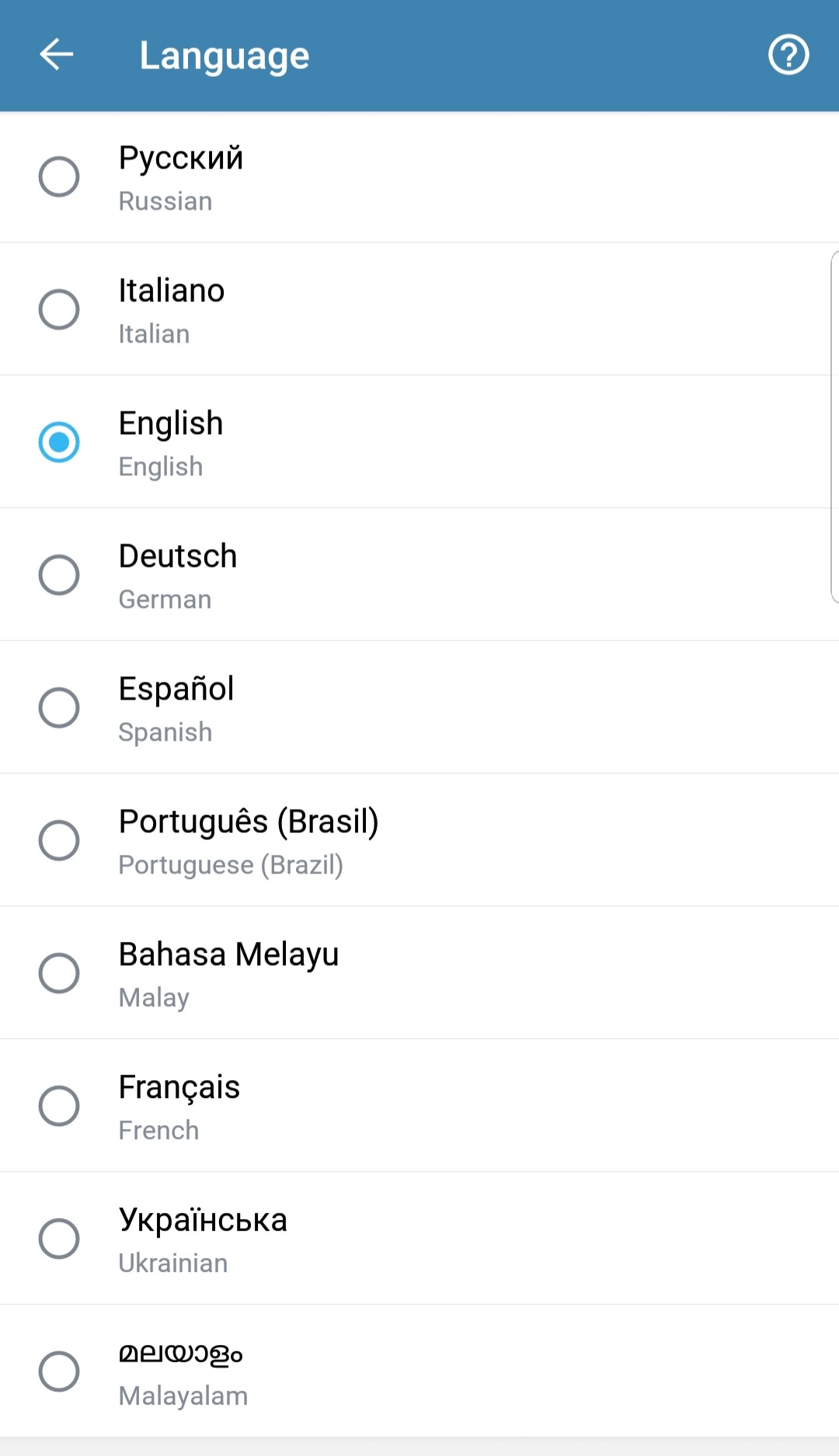 Telegram X Comes with Android Pie Support and New Languages