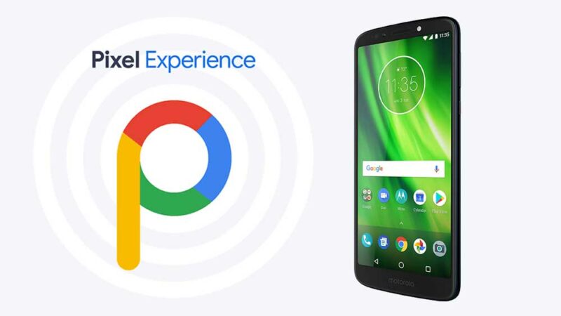 Download Pixel Experience ROM on Moto G6 Play with Android 9.0 Pie