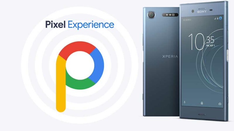 Download Pixel Experience ROM on Sony Xperia XZ1 with 9.0 Pie