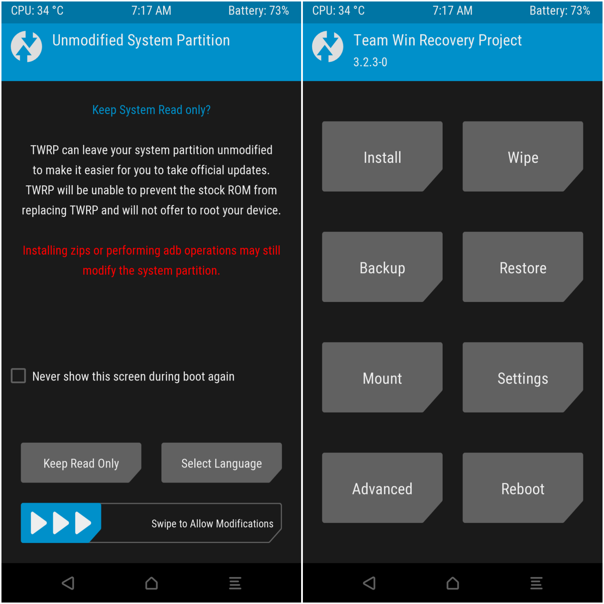 Twrp 3.3. TWRP 3.5. Кастомизация TWRP. Установка TWRP через ADB. TWRP-3.7.0.