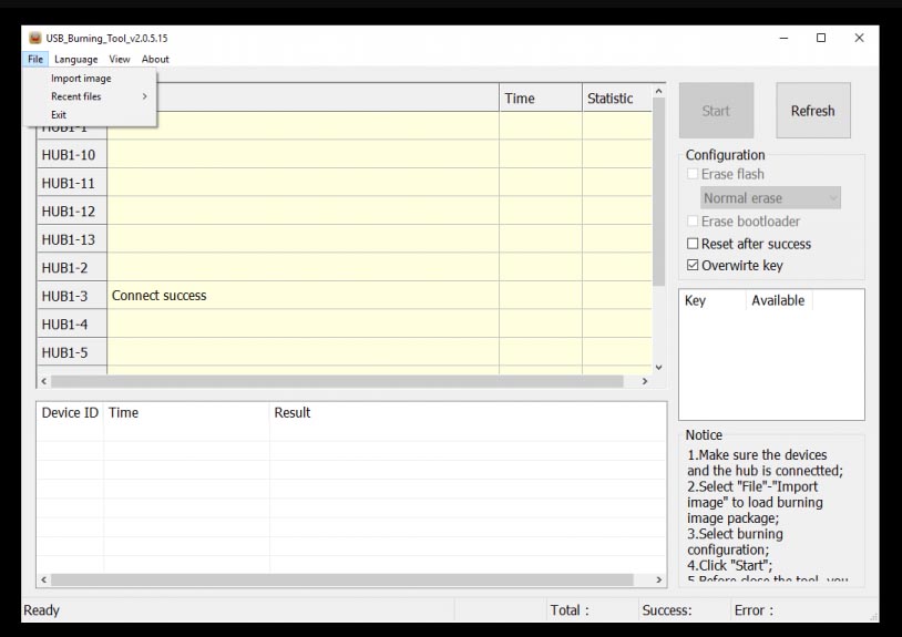 Download Amlogic USB Burning Tool and to Use them