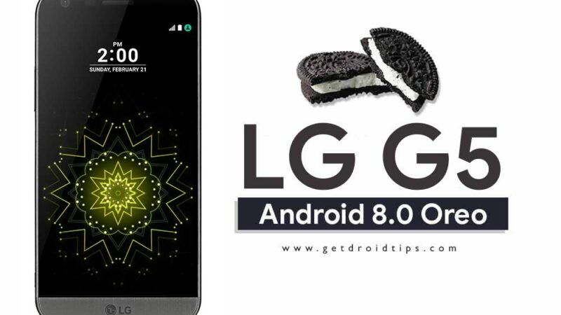 Download H86030B: Android 8.0 Oreo Update for LG G5 in UK