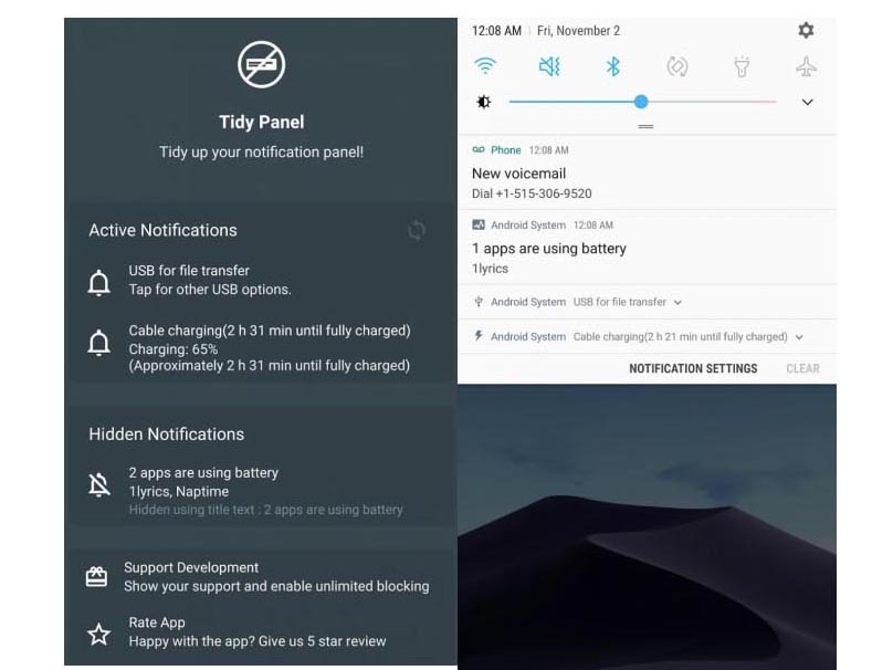 Remove Persistent Notifications from the Panel Using TidyPanel