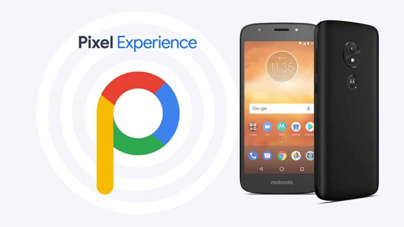 Download Pixel Experience ROM on Moto E5 Play with Android 9.0 Pie
