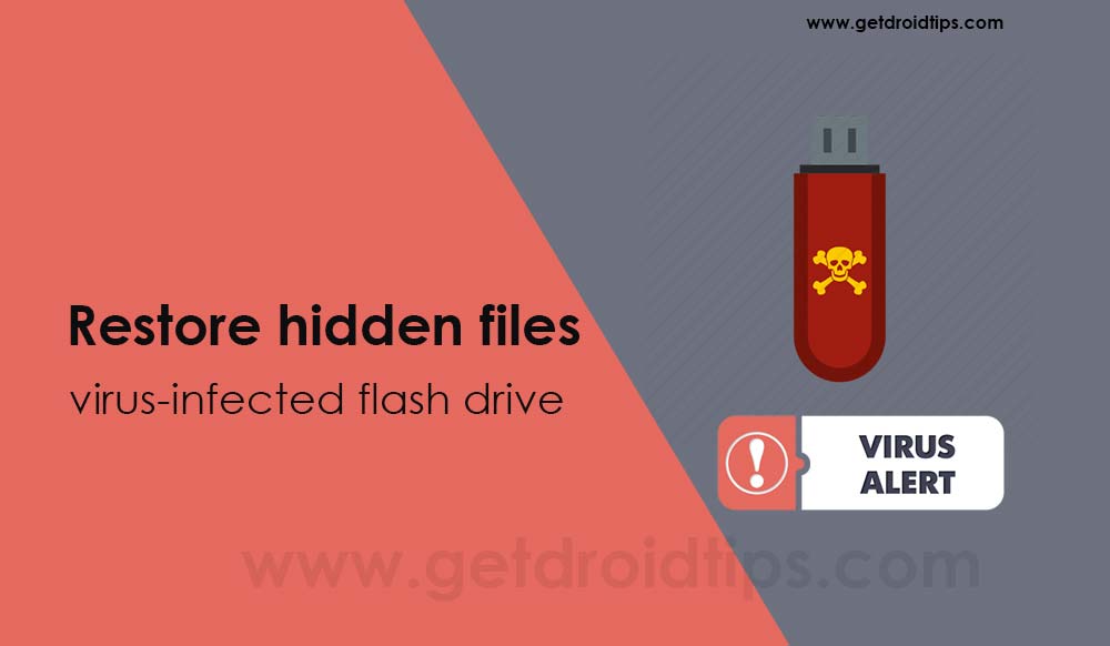 how to recover virus infected files from pendrive