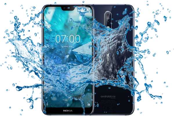 Is Nokia 7.1 Waterproof and Splashproof test