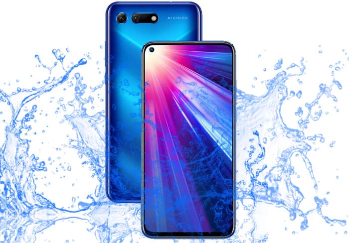 Is Huawei Honor View 20 a Waterproof smartphone?