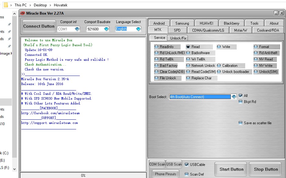 Flash Firmware Using Miracle Box