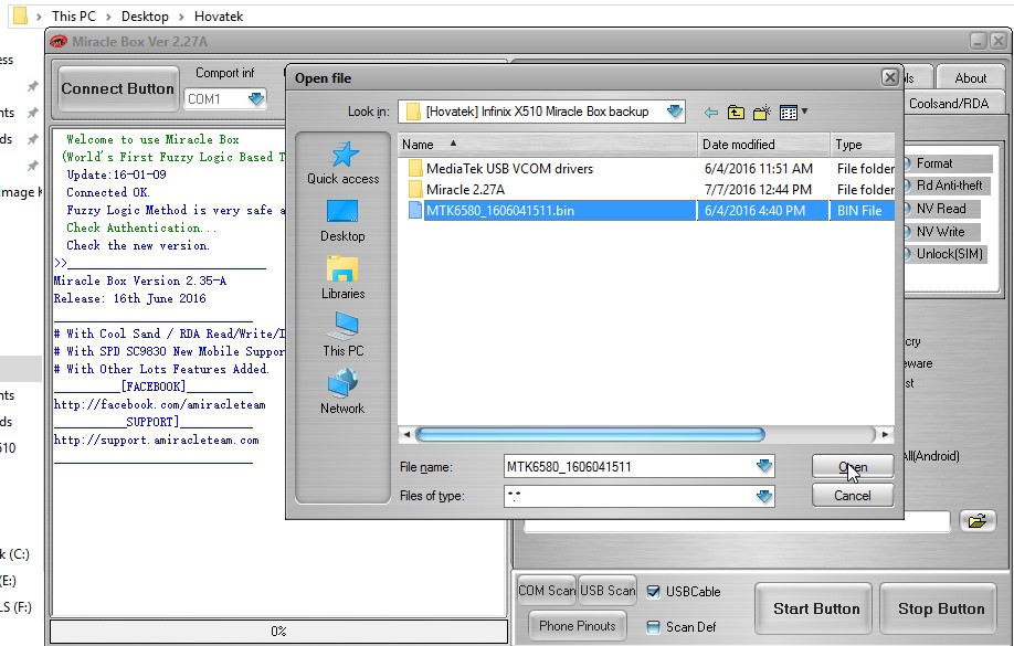 Flash Firmware Using Miracle Box