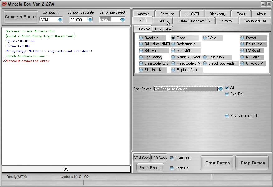 Flash Firmware Using Miracle Box