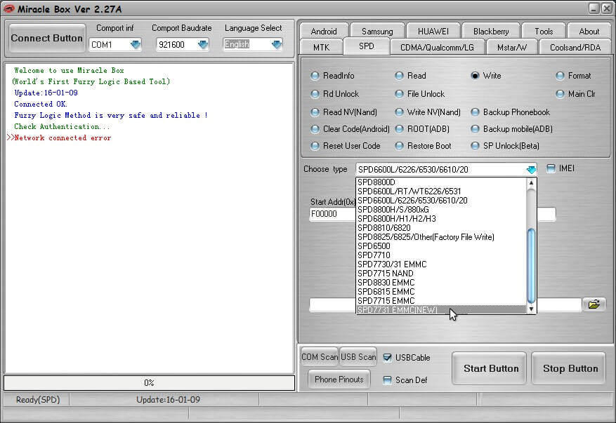 Flash Firmware Using Miracle Box