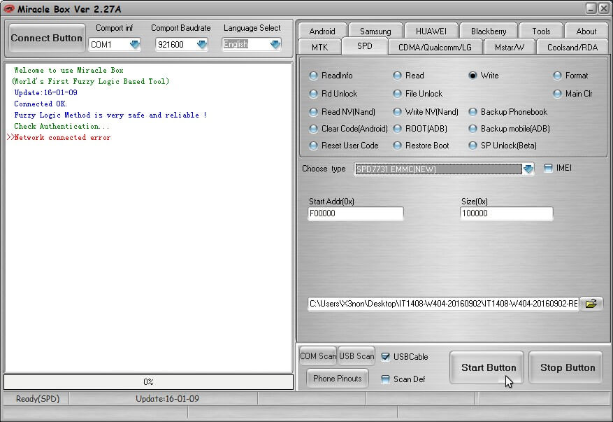 Flash Firmware Using Miracle Box