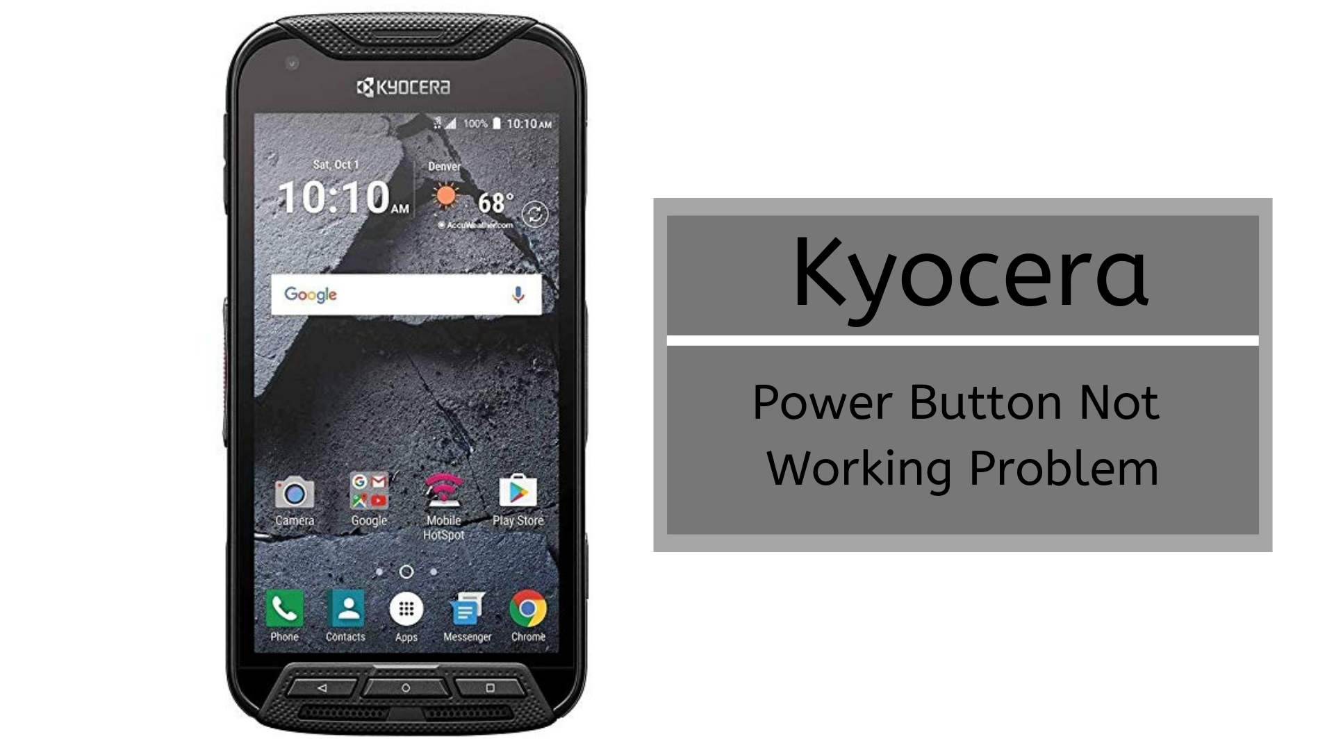 Guide To Fix Kyocera Power Button Not Working Problem