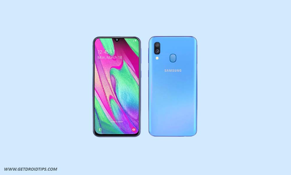 Download Samsung Galaxy A40 Combination ROM files and ByPass FRP Lock (SM-A405)