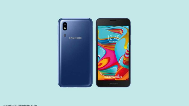 Download Samsung Galaxy A2 Core Combination ROM files and ByPass FRP Lock