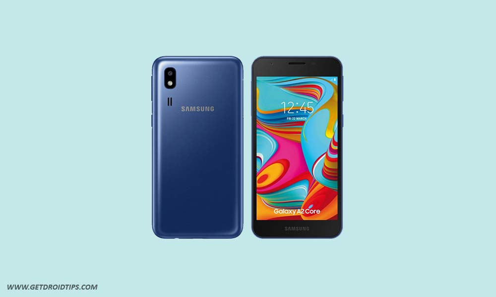 Download Samsung Galaxy A2 Core Combination ROM files and ByPass FRP Lock