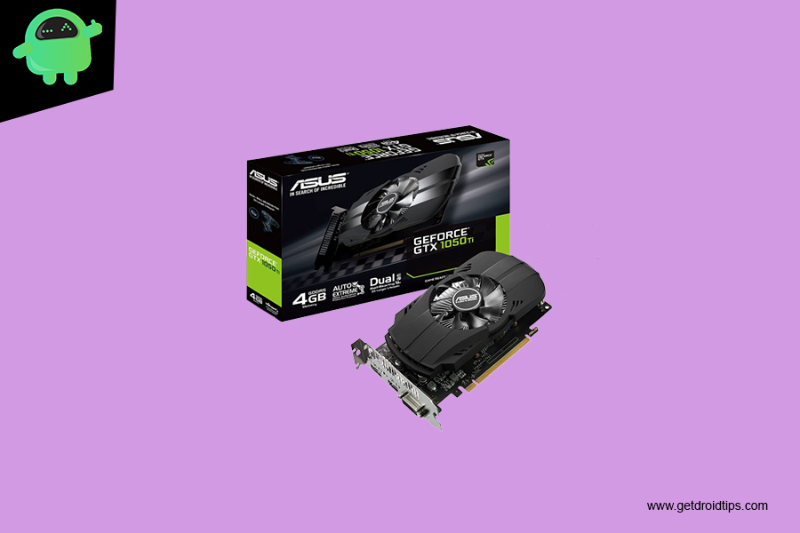 Asus GeForce GTX 1050 Ti Phoenix Fan Edition