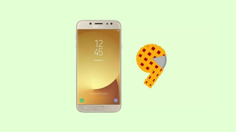 Galaxy J7 2017 Android 9.0 Pie
