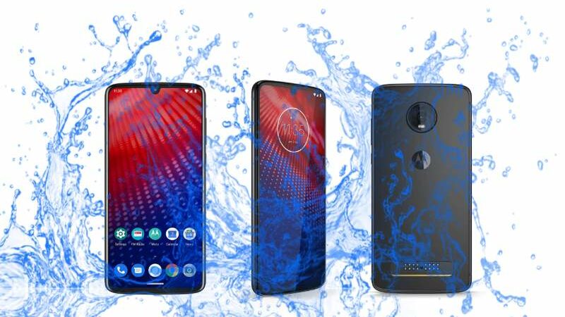 Is Motorola Moto Z4 waterproof device?