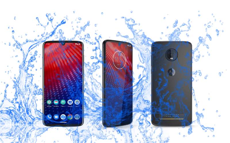 Is Motorola Moto Z4 waterproof device?