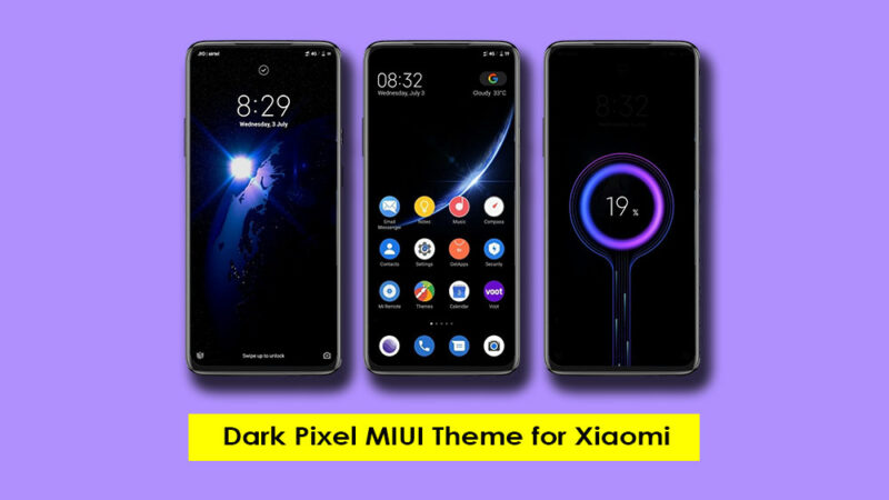 How to use Dark Pixel MIUI Theme on Xiaomi Devices