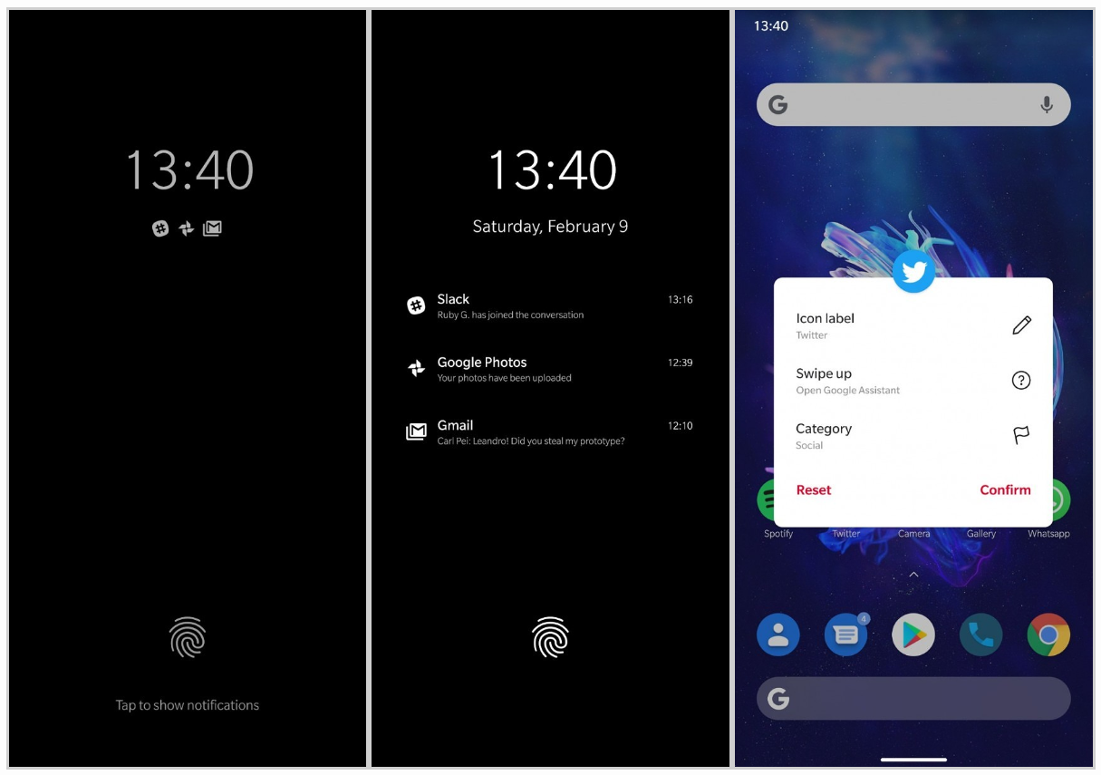 First Look: OOS 10 based on Android Q [Screenshot]